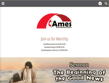 Tablet Screenshot of ameschurch.org